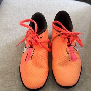 Nike Kids Sneakers - Vibrant Orange and Black
